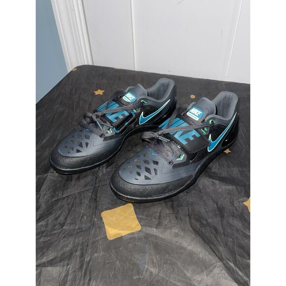 New Men’s Sz 8 Nike Air Zoom Rotational 6 Anthracite Bright Spruce FZ9606 001 - Picture 3 of 7